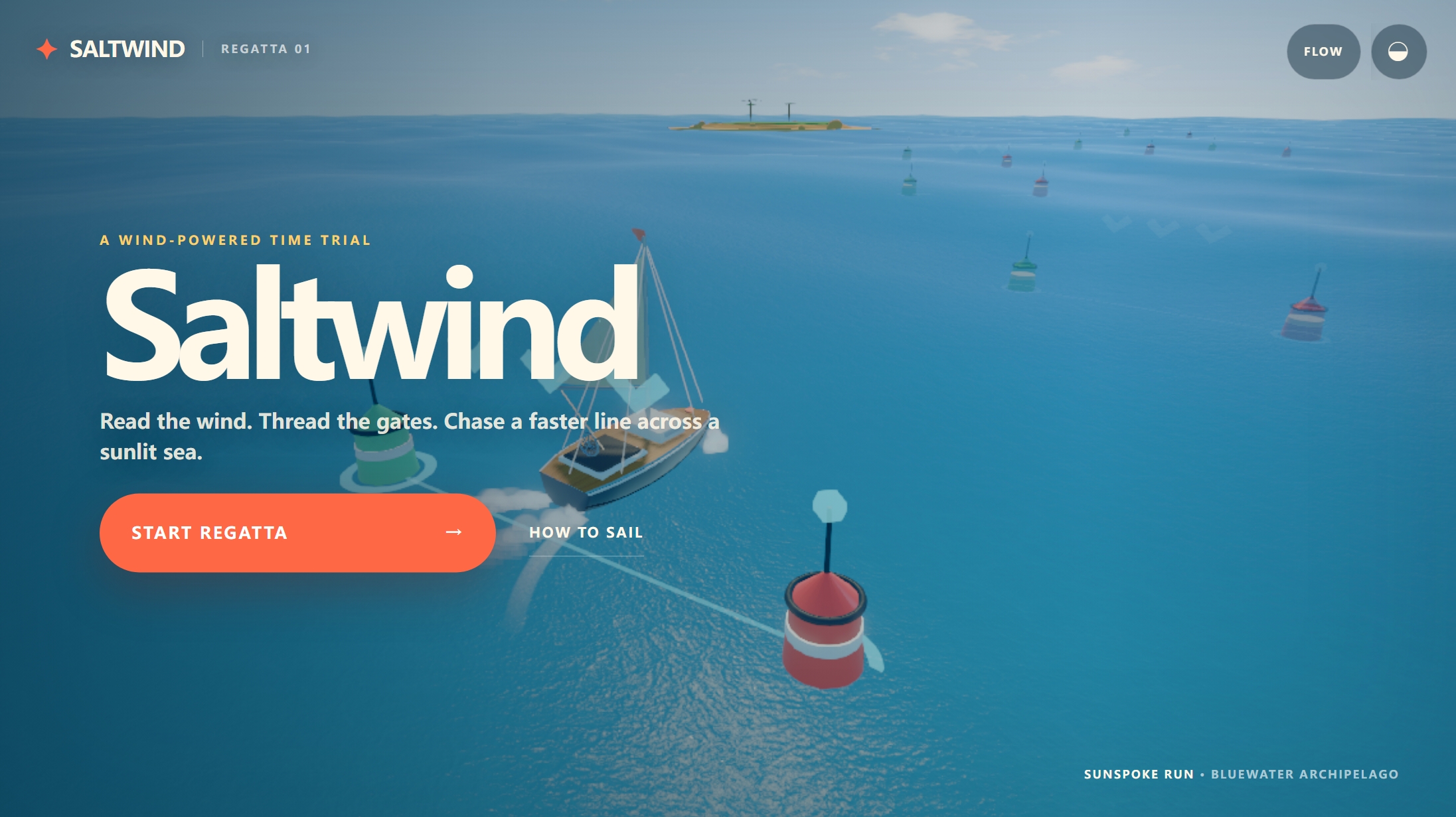OpenAI 发布页：GPT-5.6 设计能力示例（Saltwind 航海小游戏）
